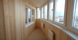 Внутренняя отделка лоджии Ахтубинск, цена от 208 руб. м2
